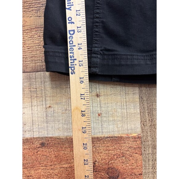 Black Mini Skirt With Zipper & Stitching Detail - Picture 4 of 9